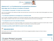 Tablet Screenshot of cvconseils.com